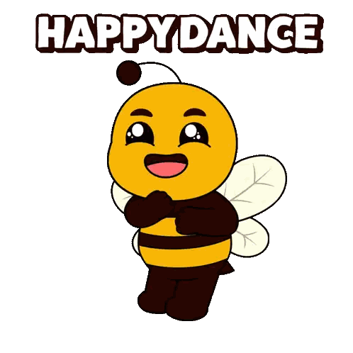 Bee Dancing Happy