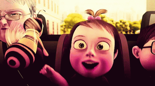 Bee Movie Barry Waving To The Baby GIF