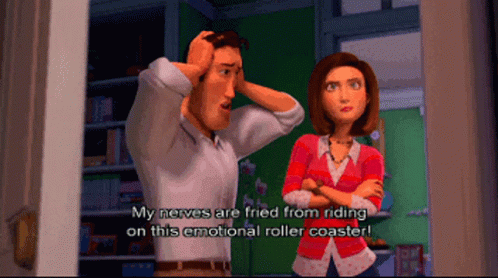 Bee Movie Ken On Emotional Roller Coaster GIF