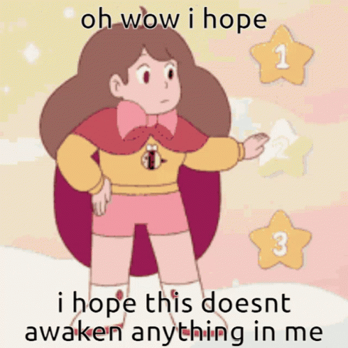 Bee Pushing Star Button Bee And Puppycat GIF