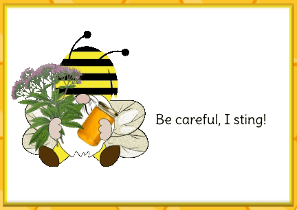 Bee Says Be Careful I Sting GIF