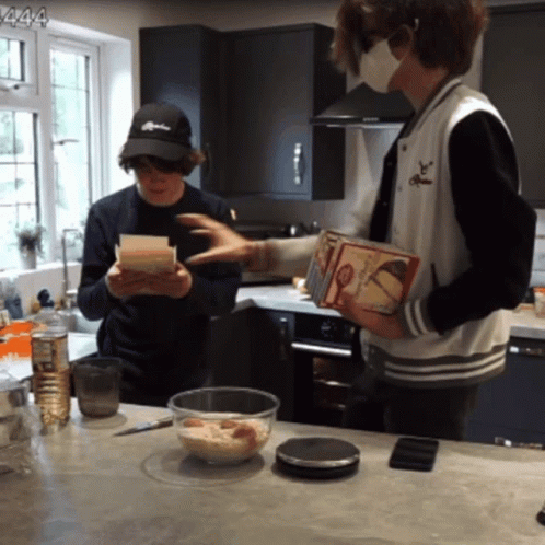 Beeduo Cooking Ranboo GIF