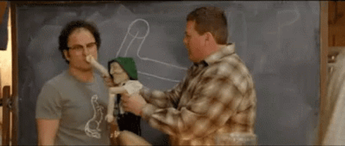 Beerfest Annoying Puppet Poking Nose GIF