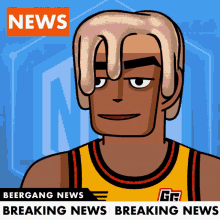 Beergang News Breaking News With Animated Reporter GIF