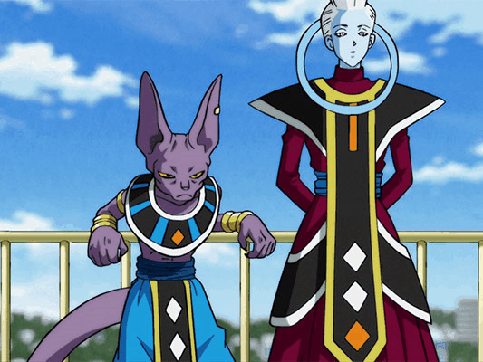 Beerus And Whis Should We Do Something Fun GIF