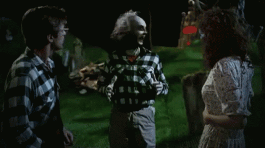 Beetlejuice Head Spinning GIF