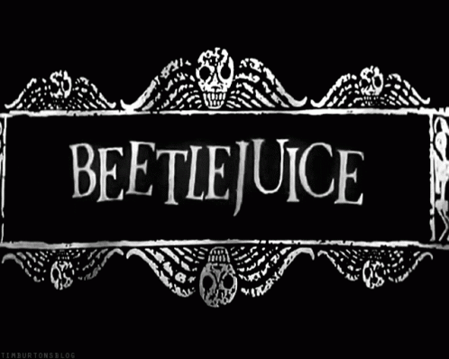 Beetlejuice Meme Placard GIF