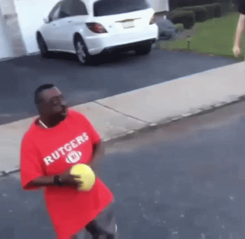 Beetlejuice Meme Playing Basketball GIF