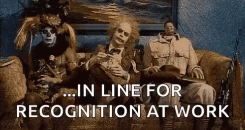 Beetlejuice Meme Waiting In Line GIF