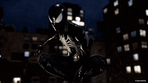 Before Iron Spider There's Black Spider GIF