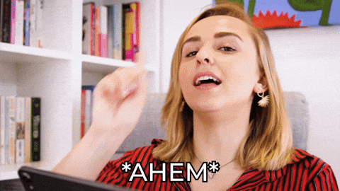 Before We Begin Ahem GIF