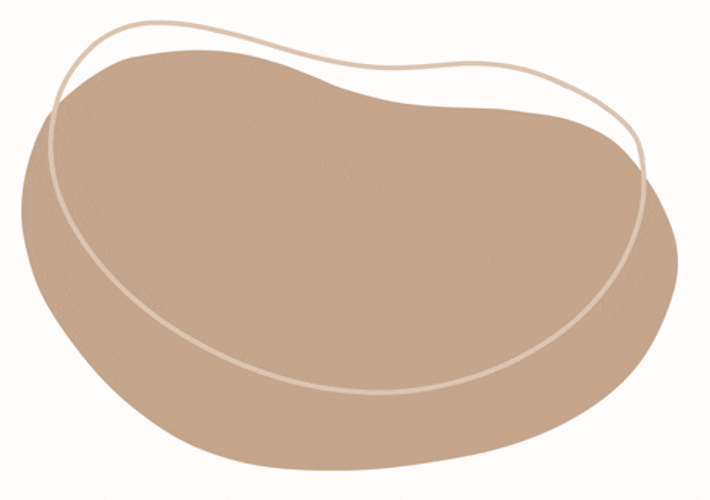 Beige Blob Minimalist Artwork GIF