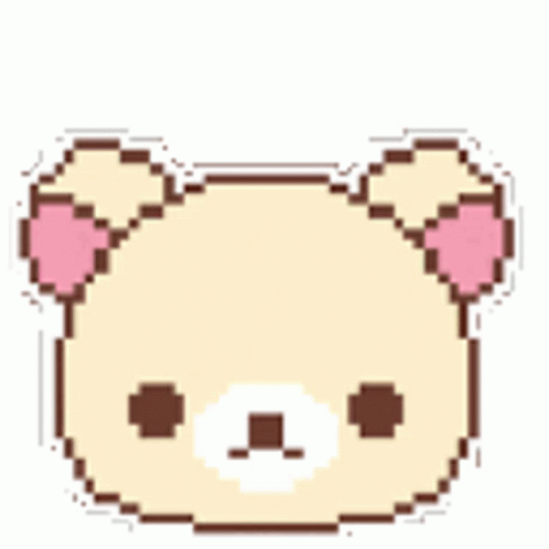 Beige Rilakkuma Bear GIF