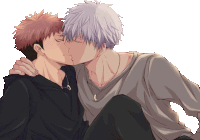 Beijo Na Boca Sticker GIF