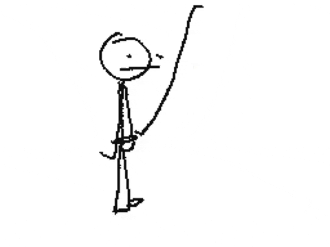 Being Tied Up In An Anvil GIF