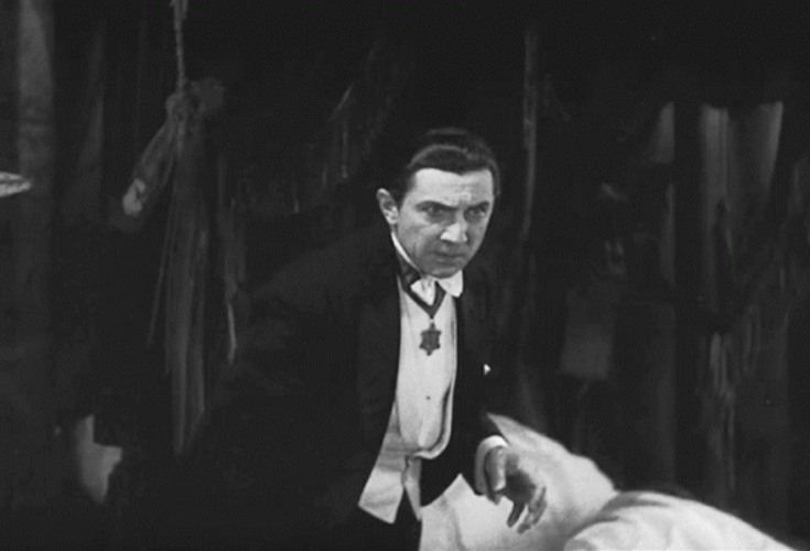 Bela Lugosi Dracula Intense Look GIF