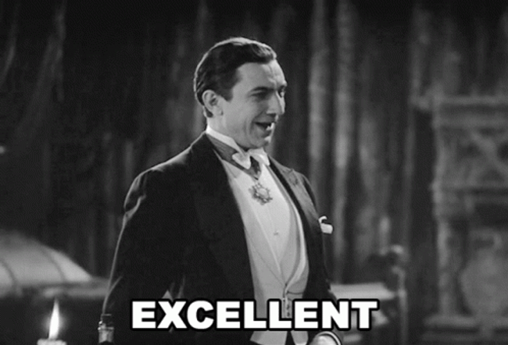 Bela Lugosi Excellent Dracula GIF