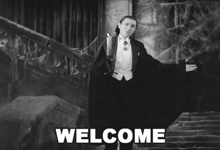 Bela Lugosi Welcome Dracula GIF