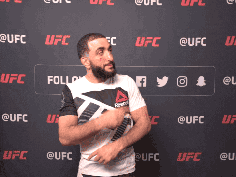 Belal Muhammad Dab Dance GIF