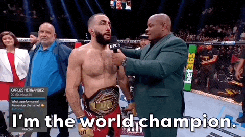 Belal Muhammad World Champion GIF