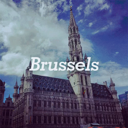Belgium Brussels Tourist Spots GIF