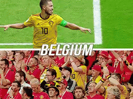 Belgium Crowd Eden Hazard GIF