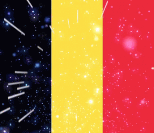 Belgium Flag Sparkling GIF