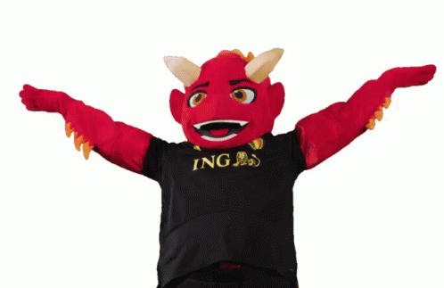 Belgium Mascot Can't Hear You GIF