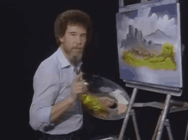 Believe Bob Ross Gif GIF