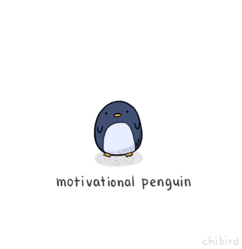 Believe In Yourself Penguin Encouragement GIF
