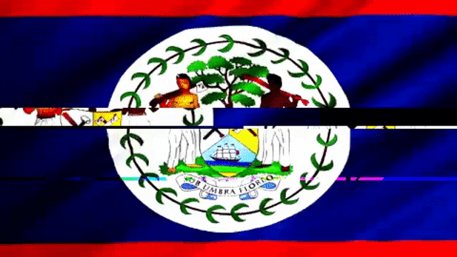Belize Flag Effects GIF