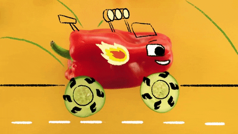 Bell Pepper Monster Truck GIF