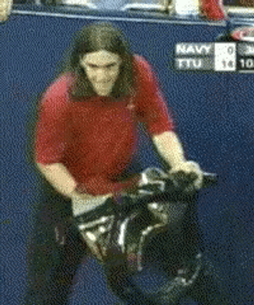Bell Ringing At Foot Ball Game GIF