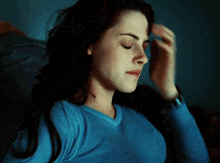 Bella Swan Just Woke Up Hair Grooming GIF