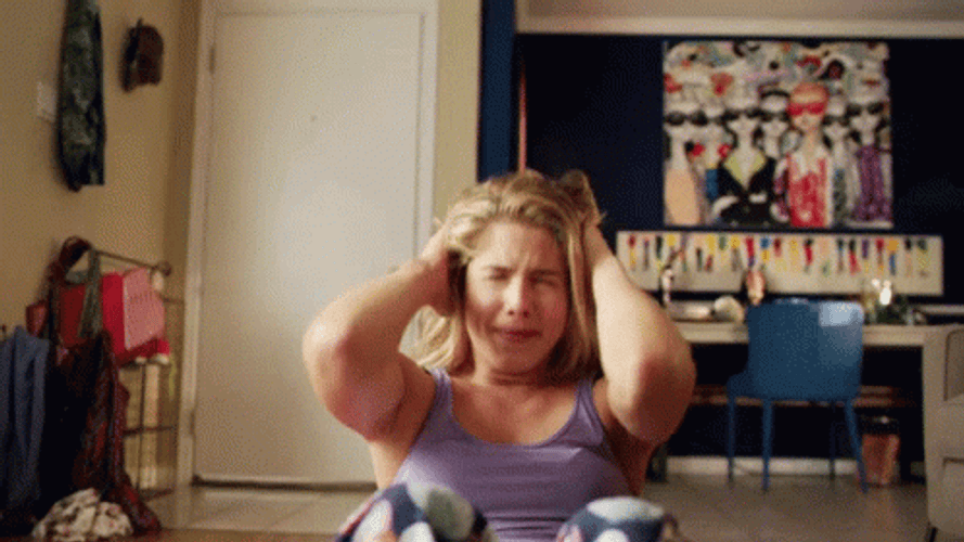 Bella Thorne Exercising GIF