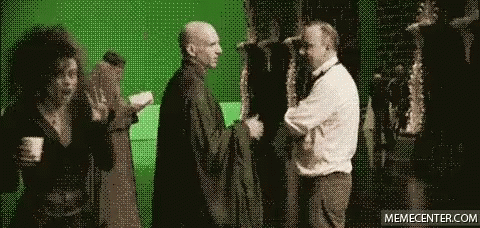 Bellatrix Lestrange Behind The Scene GIF