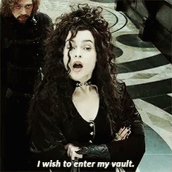 Bellatrix Lestrange Inside Gringotts Bank GIF
