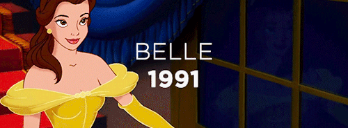 Belle 1991 Disney Princess GIF