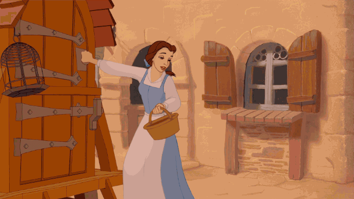 Belle Beauty And The Beast GIF