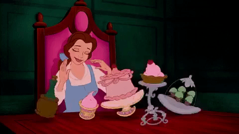 Belle Happy Beauty And The Beast GIF