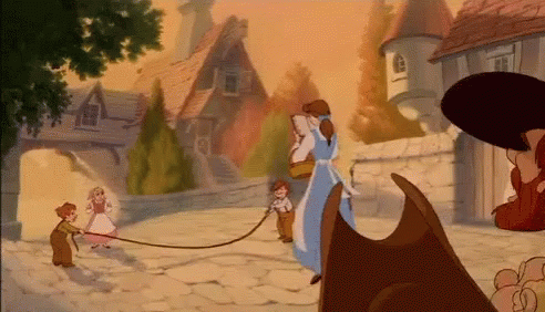 Belle Jumping On Rope GIF