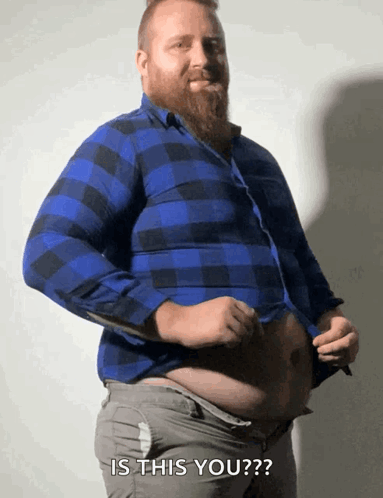 Belly Overweight Fat Guy GIF