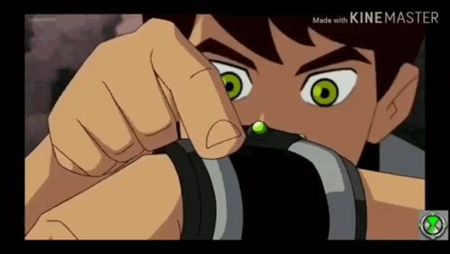 Ben 10 Pointing at Something