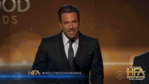 Ben Affleck Historical Hollywood Awards GIF