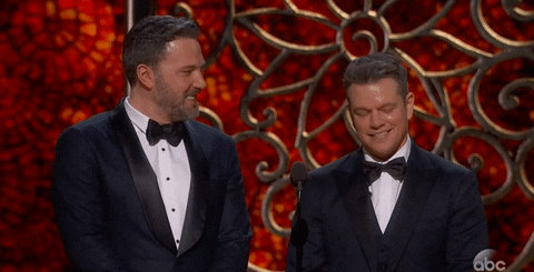 Ben Affleck Matt Damon Smiling GIF