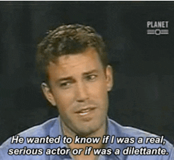 Ben Affleck Real Serious Actor GIF