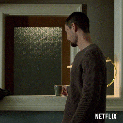 Ben Barnes Drinking From Mug GIF