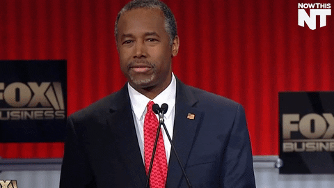 Ben Carson Can You Hear Me Now GIF