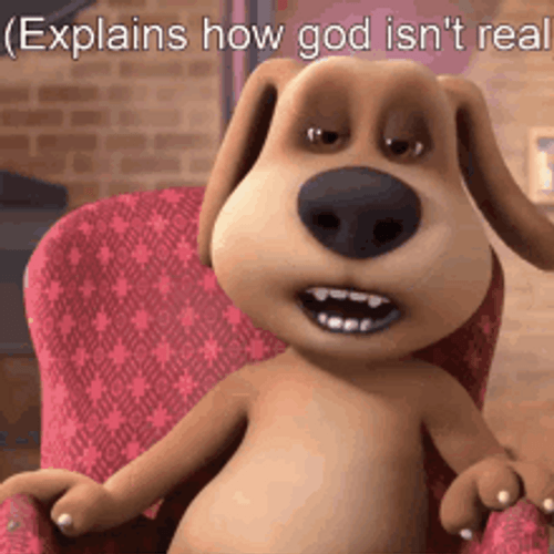 Ben Explaining God Isn't Real GIF