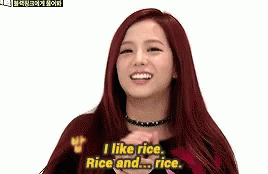 Ben I Like Rice Jisoo Blackpink GIF